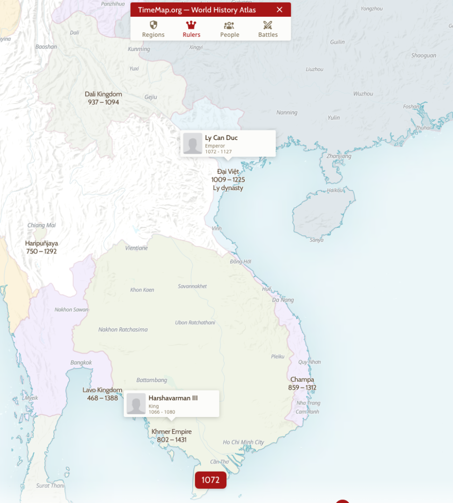 Bản đồ tham khảo năm 1072