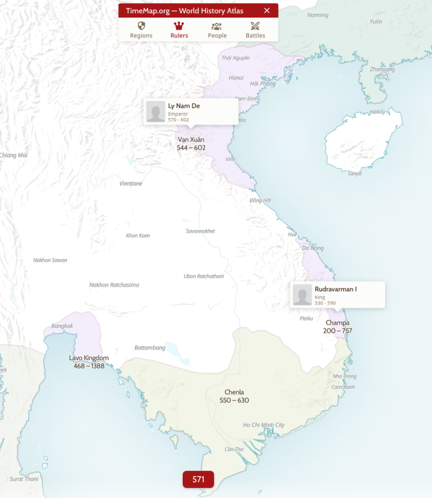 Bản đồ tham khảo năm 571 Bản đồ tham khảo năm 571